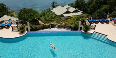 Main pool, Calabesh Cove, St Lucia